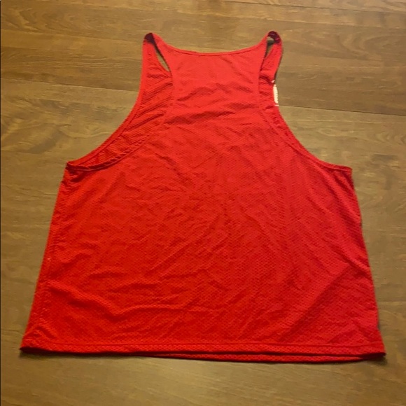 Seobean Red Mesh Stringer Tank - Picture 2 of 3